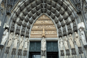 Portal of Cologne Cathedral, Germany