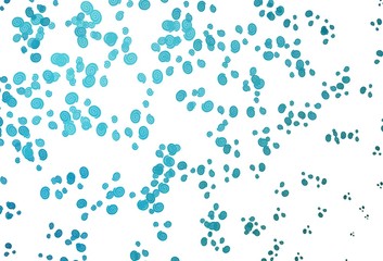 Light BLUE vector pattern with lamp shapes.