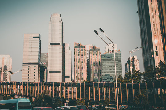 The ambience from the city of Jakarta, The capital of Indonesia.