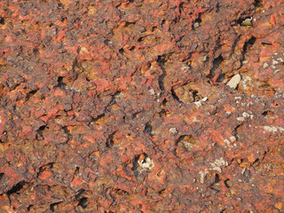 red lava rocks stones baclground, close up
