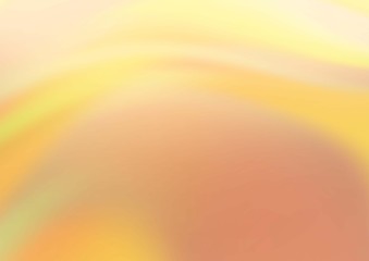 Light Yellow, Orange vector blurred bright pattern. An elegant bright illustration with gradient. The template can be used for your brand book.