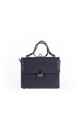 leather elegant women bag. Fashionable female handbag, isolated