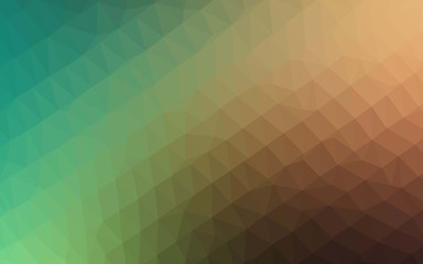 Fototapeta premium Light Green, Red vector triangle mosaic template. Colorful abstract illustration with gradient. Completely new design for your business.