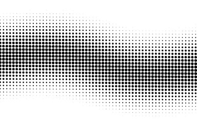 Abstract halftone dots background, halftone dots pattern, modern stylish texture, black and white vector illustration.