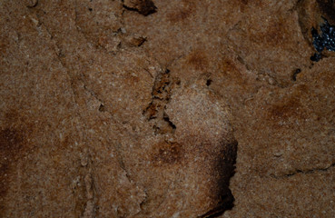 close up of flatbread