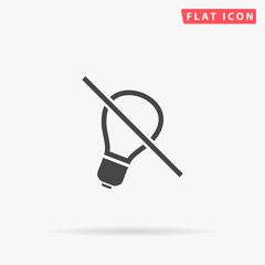 Light Off flat vector icon