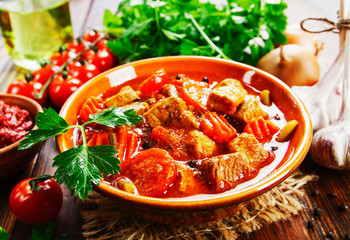 Meat stew with vegetables