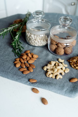 Almonds, walnuts, cashews - useful products for a balanced diet
