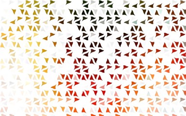 Light Green, Red vector texture in triangular style. Modern abstract illustration with colorful triangles. Pattern can be used for websites.