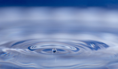 Water Droplets on a Calm Surface