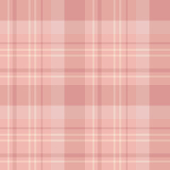 Seamless pattern in interesting discreet pink and beige colors for plaid, fabric, textile, clothes, tablecloth and other things. Vector image.
