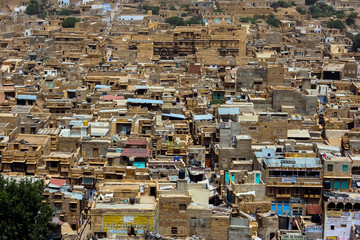 Jaisalmer, panoramic view of the city