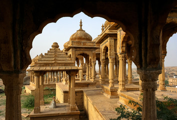 Jaisalmer, Bada Bagh cenotaph 