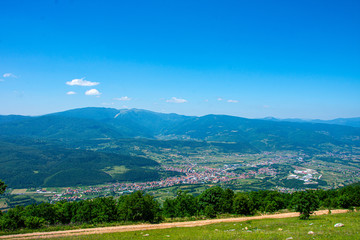 View to the city of Gornji Vakuf