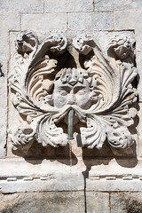 Dubrovnik formerly Ragusa, a coastal city in the Dalmatian Region in the Republic of Croatia. Spectacular its churches, walls, houses and stone streets in the Pearl of the Adriatic.