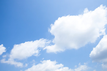 Obraz na płótnie Canvas Blue sky and clouds in South Korea 