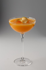 orange juice in a glass