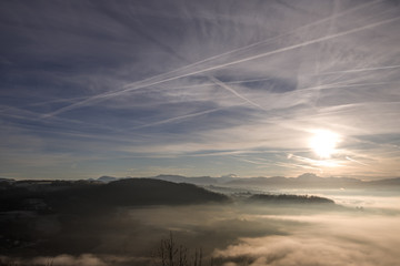 Petit matin sur la vallée