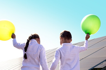 New generation and new technologies. Energy of the future. Popularization of solar energy.