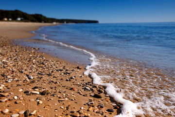 beach in the morning