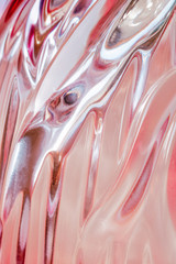 Obraz na płótnie Canvas Abstract texture of colored rippled glass