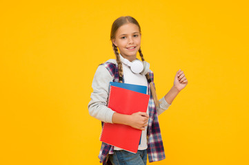 Study lessons for exam. find inspiration in music. Enjoying elearning. modern education concept....