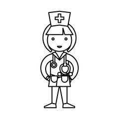 doctor coronavirus object line icon