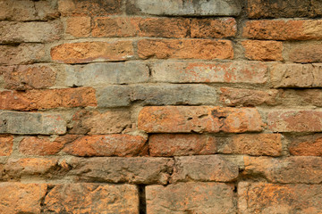 Old grunge brick wall background