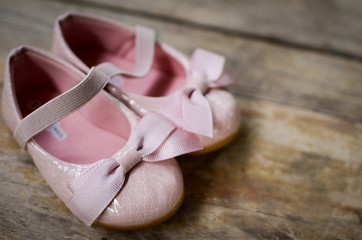 pink ballet shoes