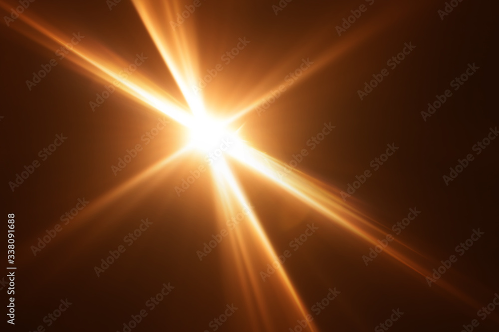 Poster easy to add lens flare effects for overlay designs or screen blending mode to make high-quality imag