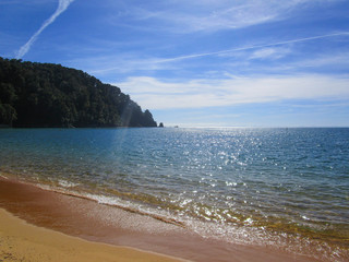 Totaranui Bay in the Abel Tasman Great Walk. New Zealand
