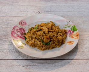 Khao Pad Tom Yam with Pork 