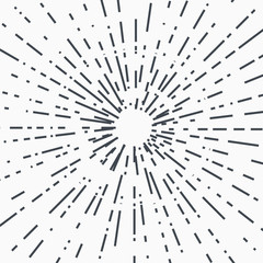 vintage bursting rays - design elements for your design.