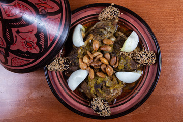 Traditional Moroccan Tajin.