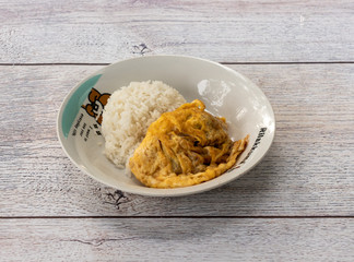 Omelette with Rice 2