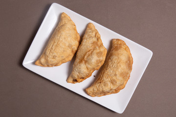 Beef empanadas with a delicious meat picadillo filling.