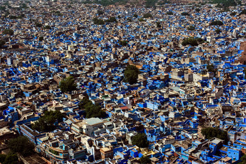 Jodhpur, aerial view of city