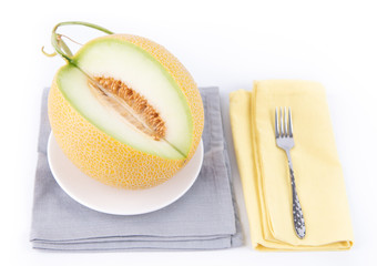Galia melon ready to eat