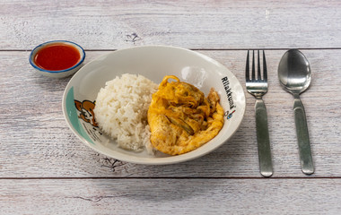 Rice and Omelette 