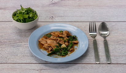 Pork with Vegetables 