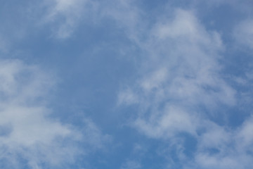 blue sky with clouds