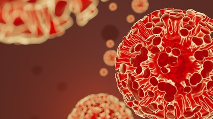 close up corona virus covid 19 background and copyspace.