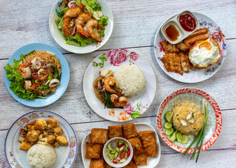 Thai Food Mixed Dishes Sets 
