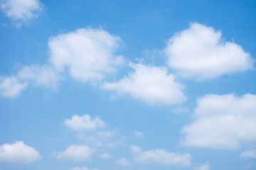 Obraz na płótnie Canvas Blue sky with clouds background.