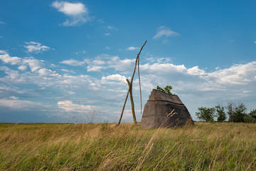 Ziehbrunnen in der Puszta
