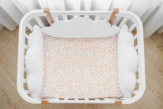 Crib on top of bed on sale