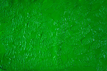 A beautiful Green and Blue paint texture on wall, background - Image. Color paint strokes.
