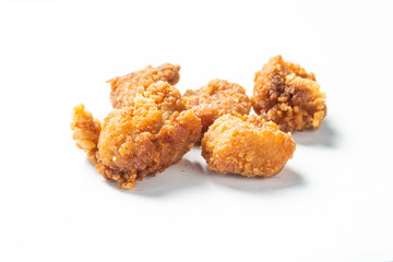 A pile of delicious fried chicken