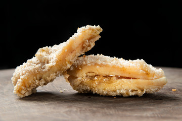 A pile of delicious salt crispy chicken