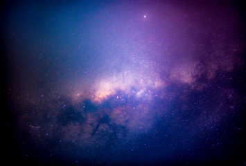 Star milky way galaxy on night sky background, stars light and bright beauty on skyscape, milky way...